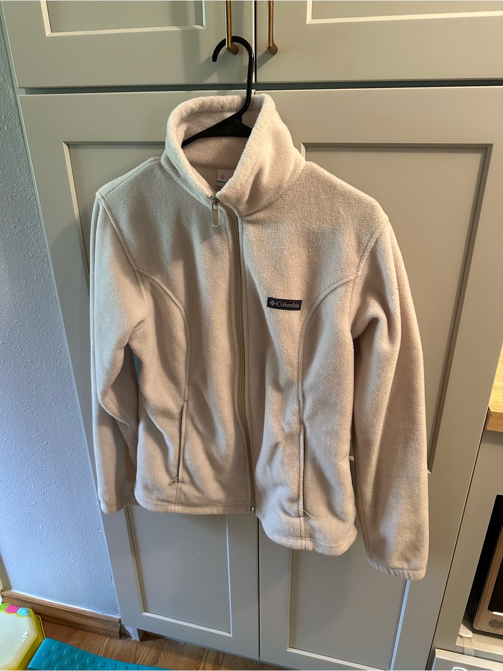 Columbia Full-Zip Fleece Jacket in cream